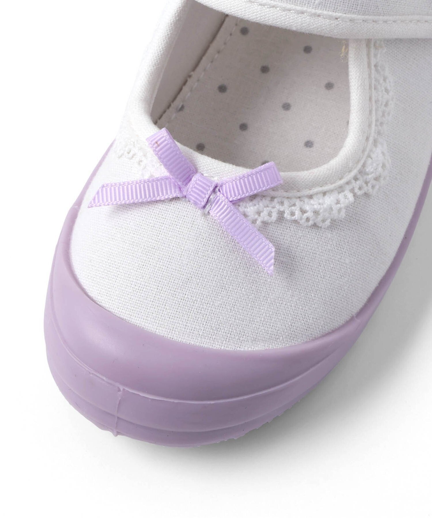 Удобные домашние туфли на шнуровке с оборками Apres Les Cours, Lavender — фото 4