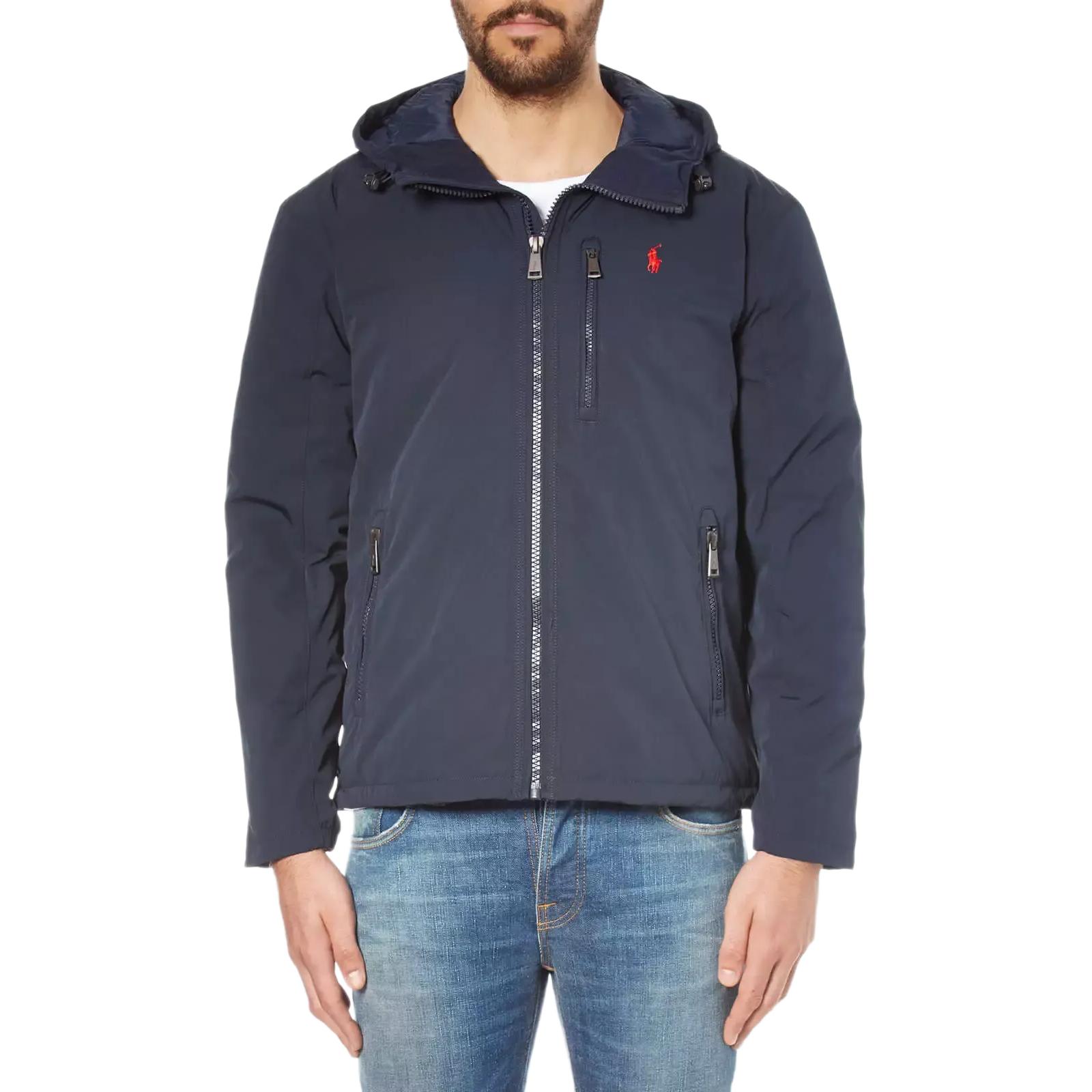 Polo Ralph Lauren Куртка пуховая мужская морская синяя, Marine Blue — фото 2