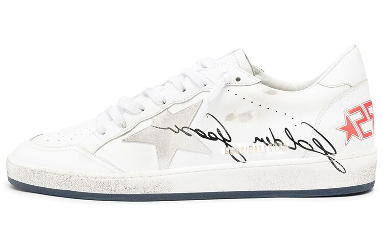 

Обувь для скейтбординга Ball Star, мужская, низкая, белая Golden Goose, Белый, Обувь для скейтбординга Ball Star, мужская, низкая, белая Golden Goose