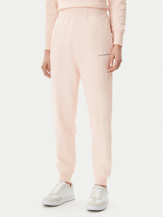 

Облегающие спортивные штаны Monologo J20J225354 Calvin Klein Jeans, розовый