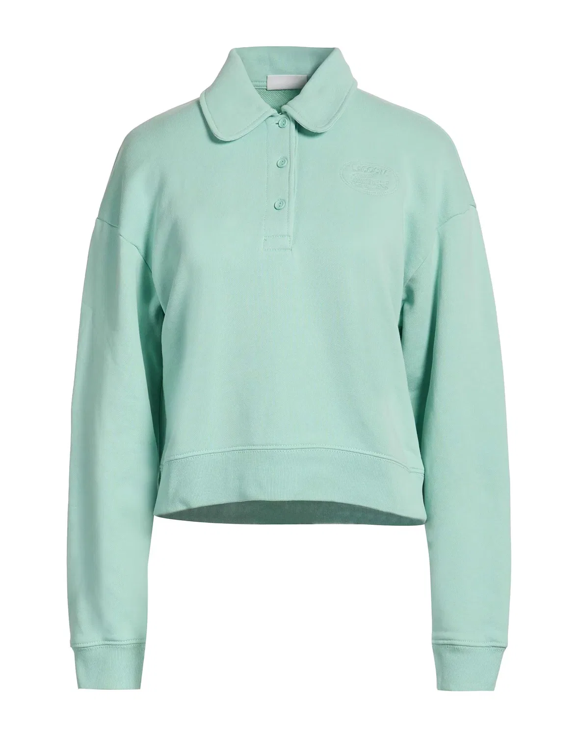 Свитшот LACOSTE бирюзовый