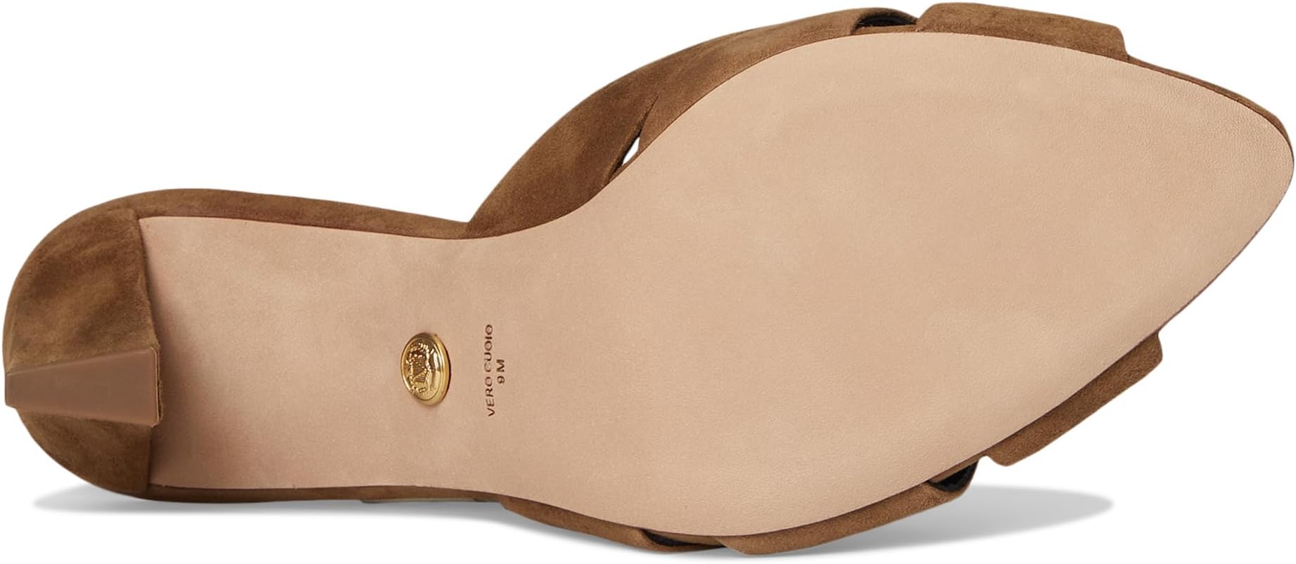 Туфли Veronica Beard Cassiel Slide Sandals, цвет Hazelwood Brown — фото 3