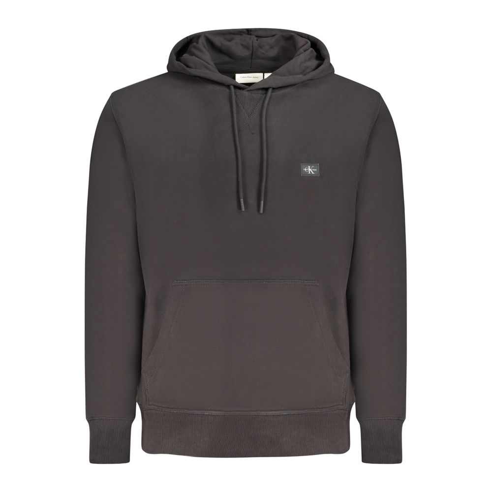 

Черный хлопковый мужской свитер Calvin Klein