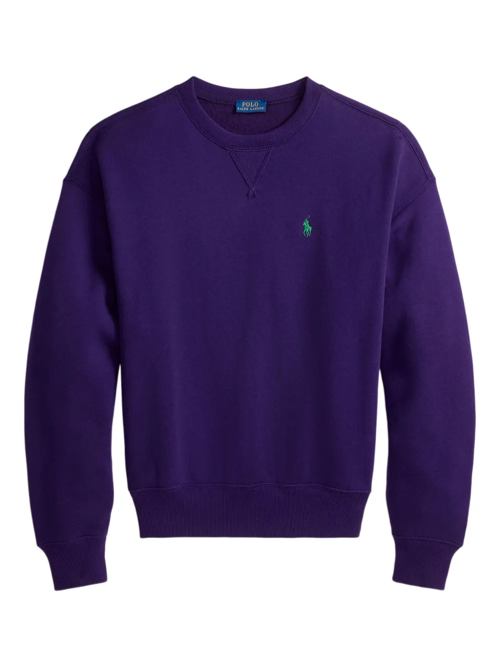 

Флисовый свитшот с круглым вырезом POLO RALPH LAUREN, фиолетовый