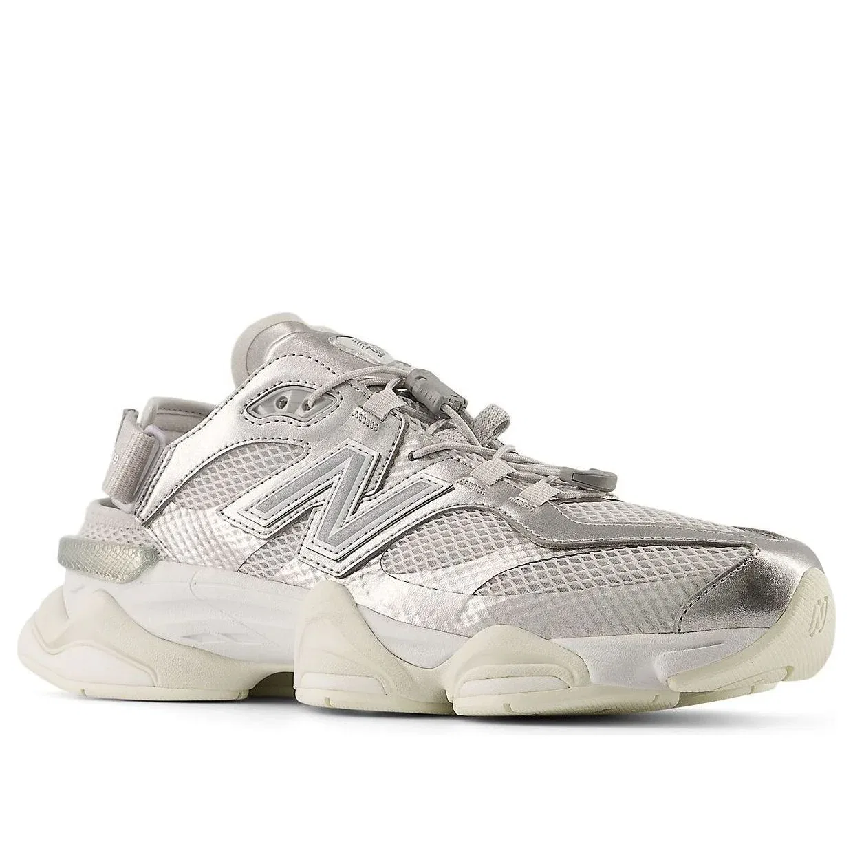 Кроссовки New Balance 9060Sv1 'Silver Metallic Sea Salt' U90605FL, серебро — фото 4