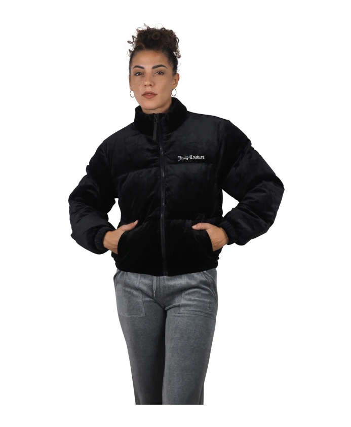 

Зимняя куртка-бомбер для женщин Juicy Couture, черный