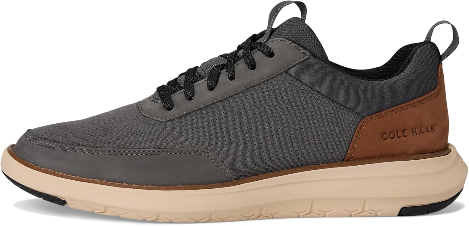 Кроссовки Cole Haan Mens Grand Remix, Magnet/British Tan/Oat — фото 4