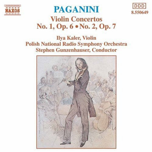 

CD диск Paganini / Kaler / Gunzenhauser / Pnrso: Violin Concerti 1 & 2