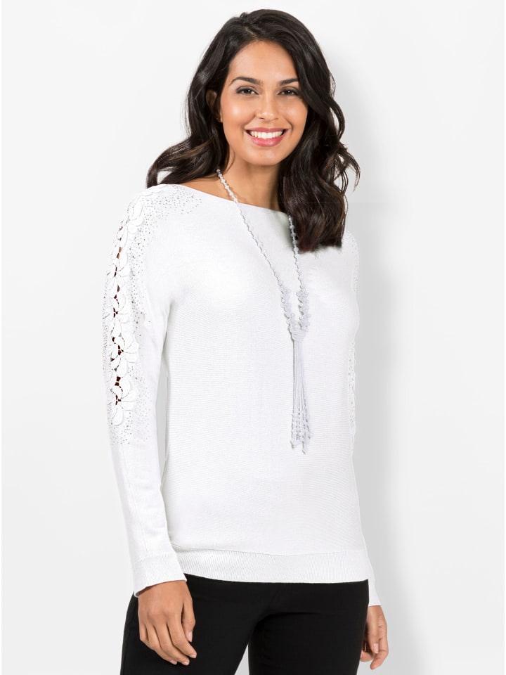 

WITT WEIDEN Свитер с рукавами «летучая мышь» цвета экрю