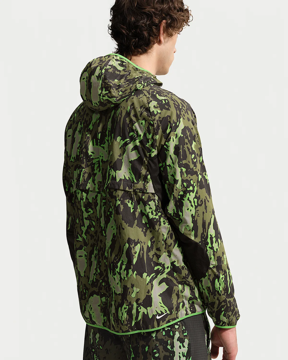Мужская трейловая куртка Nike ACG, College Grey/Black/Mean Green/Summit White — фото 2