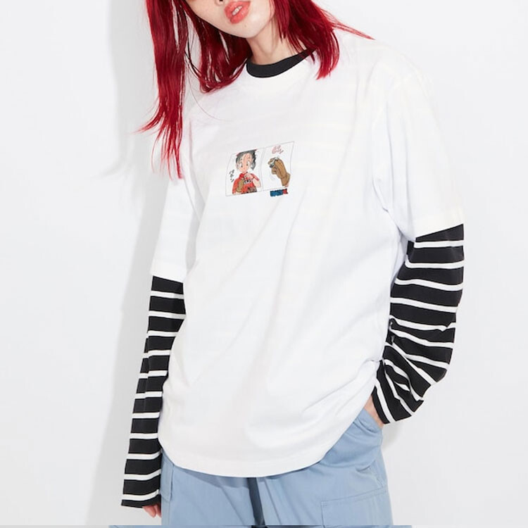 Футболка Uniqlo Dragon Ball Co-branded белая — фото 4