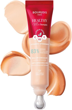 Увлажняющий консилер для лица и области вокруг глаз Bourjois Healthy Mix Serum, 51 Light Vanilla 13 ml — фото 3