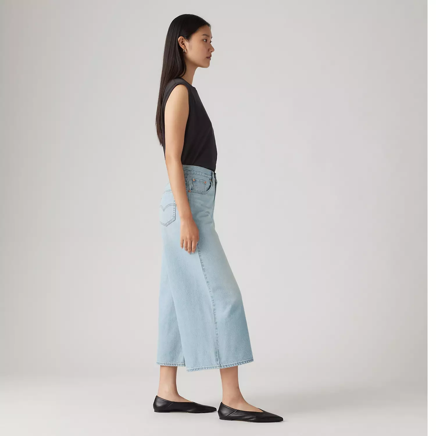 Женские джинсы-кюлоты XL Levi's, цвет Pick Sides No Tack - Medium Wash — фото 4