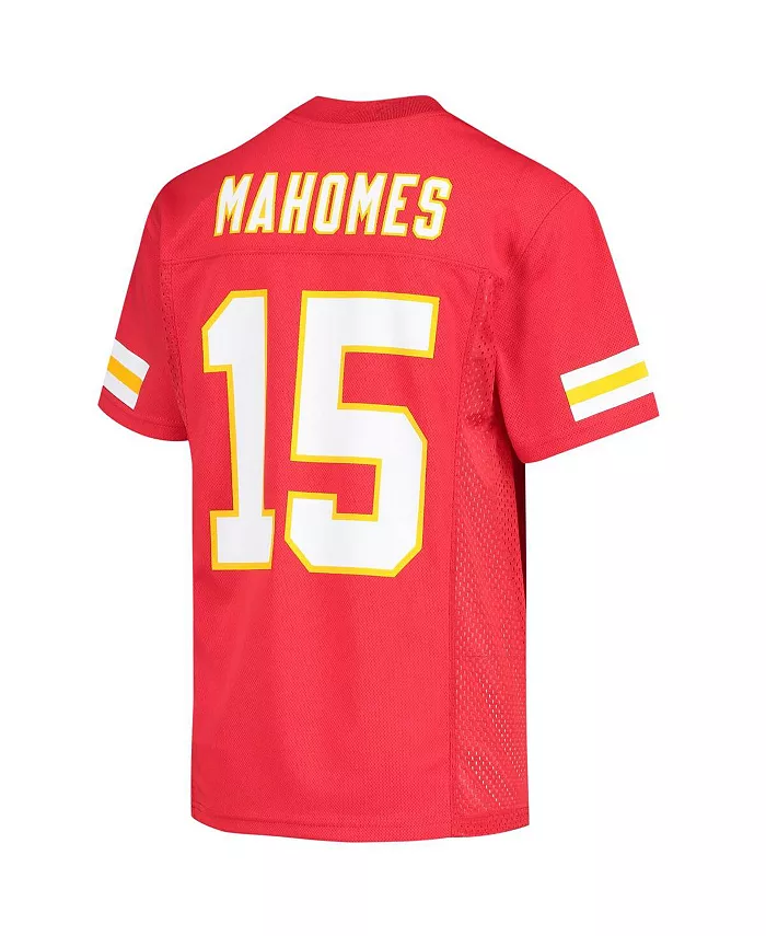 Копия футболки игрока Big Boys Patrick Mahomes Red Kansas City Chiefs Outerstuff — фото 3