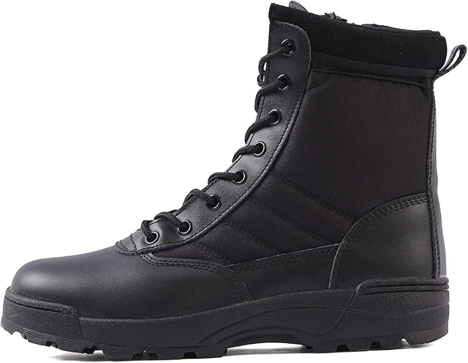 

Мужские походные ботинки с водонепроницаемой верхней частью из ПУ-кожи, высокие, для треккинга, черные Hongrenamz