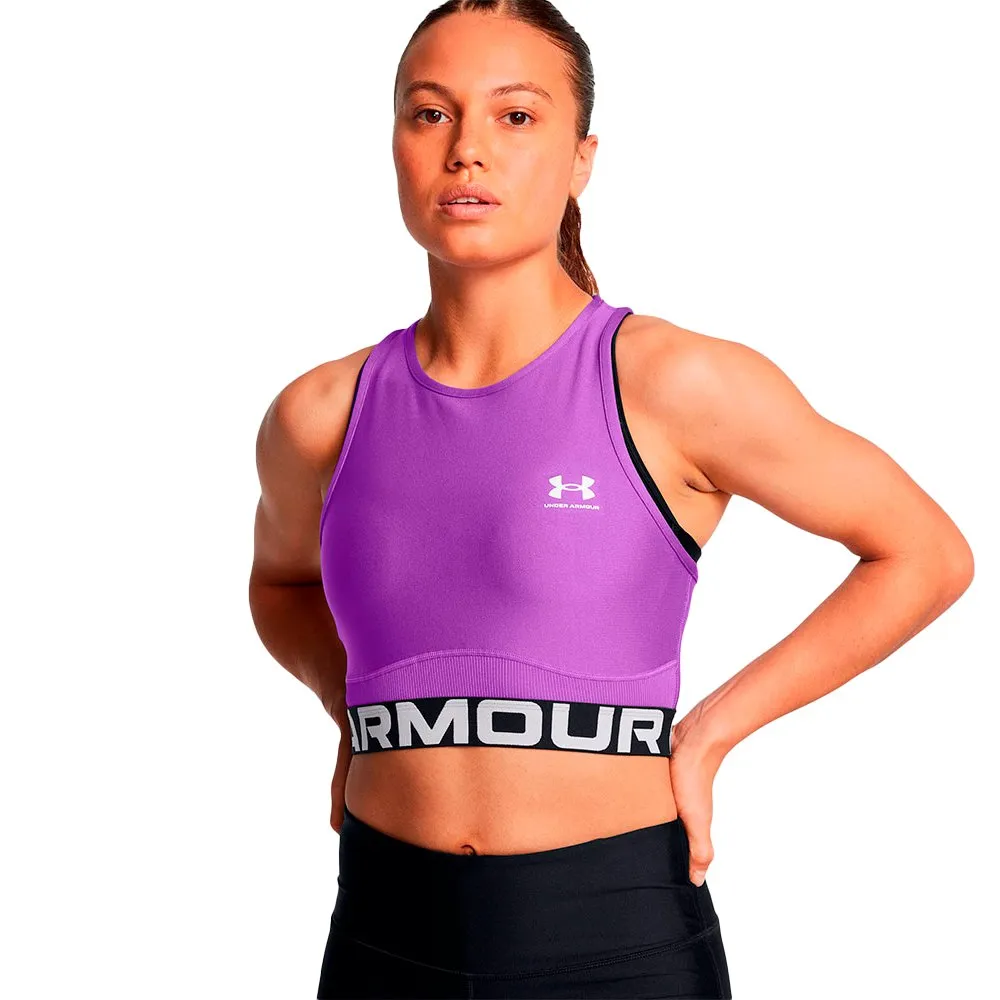 

Футболка Under Armour HeatGear Rib, фиолетовый