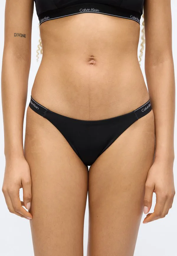 Плавки от бикини icon Calvin Klein Swimwear, Black — фото 3