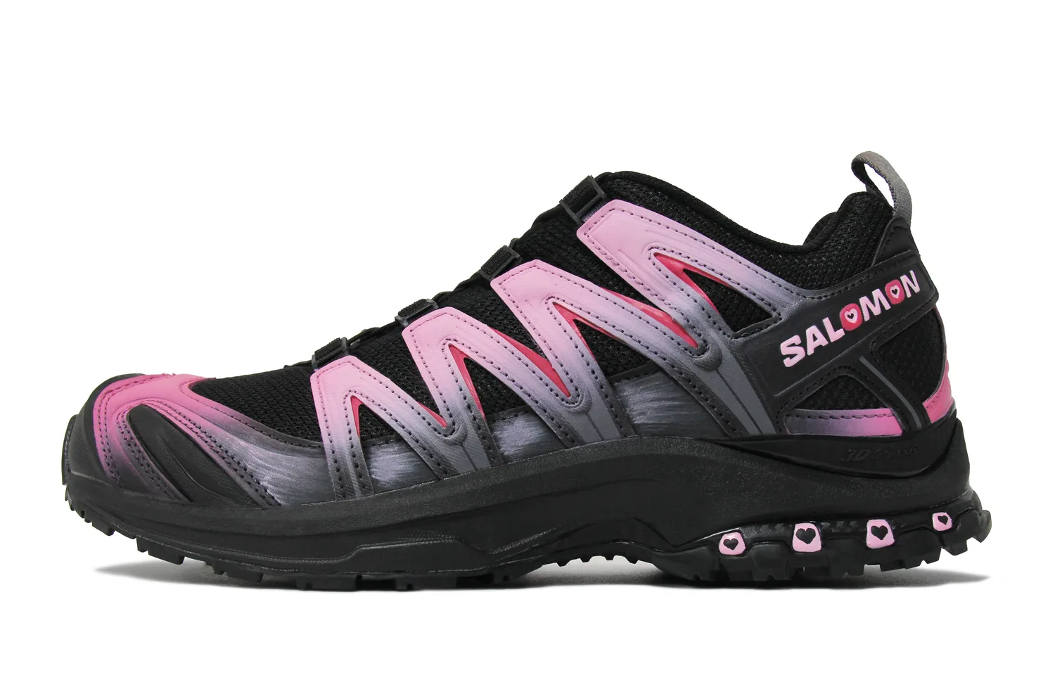 SALOMON Кроссовки для бега XA PRO 3D Abrasion Resistant Low top Unisex Black Pink