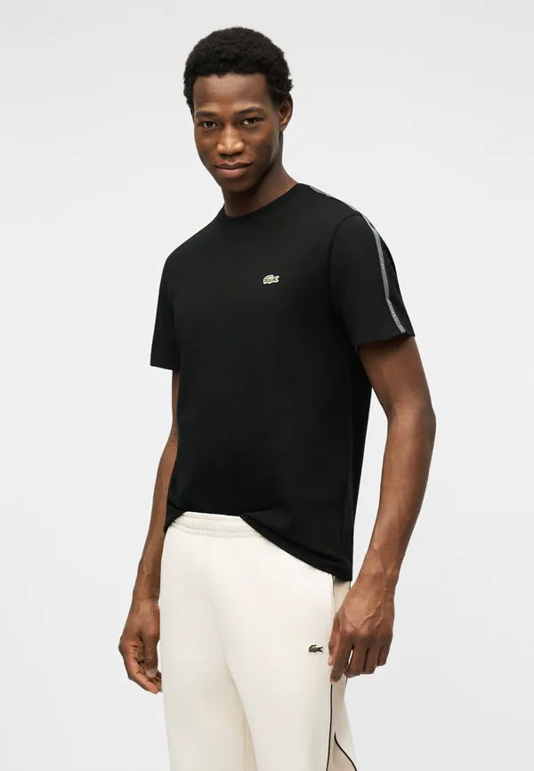 Спортивные штаны Lacoste Lapland/Lionne, хлопок, стандартная посадка, черный — фото 4