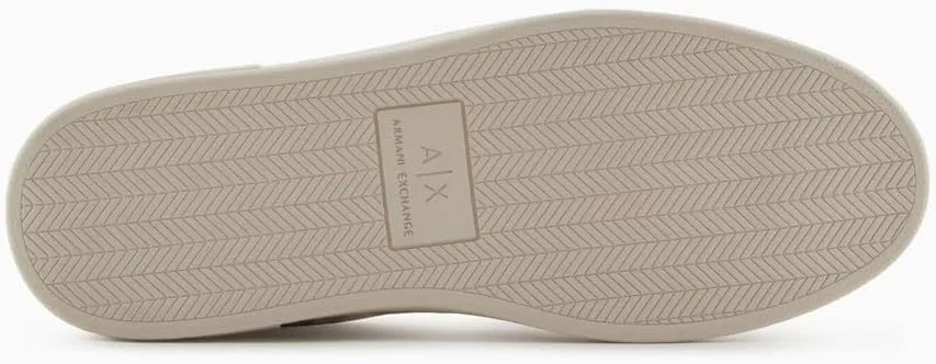Кроссовки Armani Exchange Herren London, Off White Pale Hay — фото 4