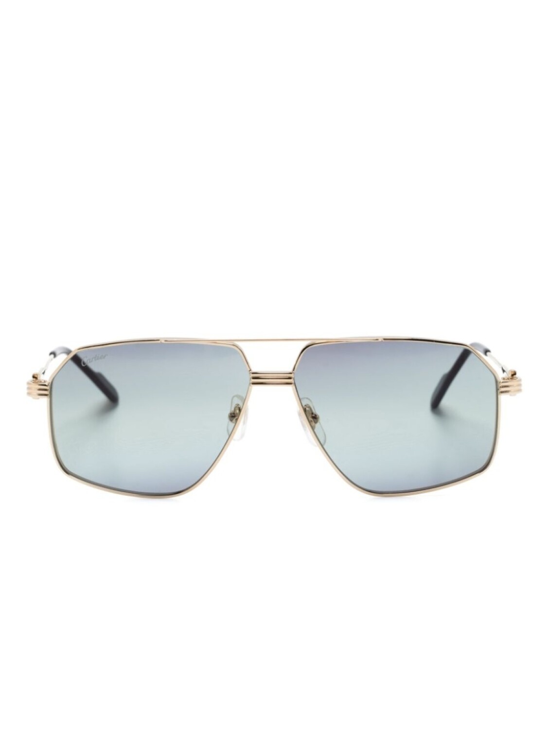 

Cartier Eyewear солнцезащитные очки-пилоты, золотой