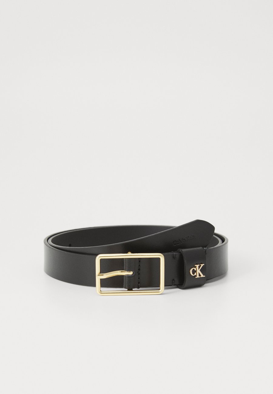 

Ремень Calvin Klein CLASSIC BUCKLE, Black/Antique Light Gold-Coloured/Gold-Coloured