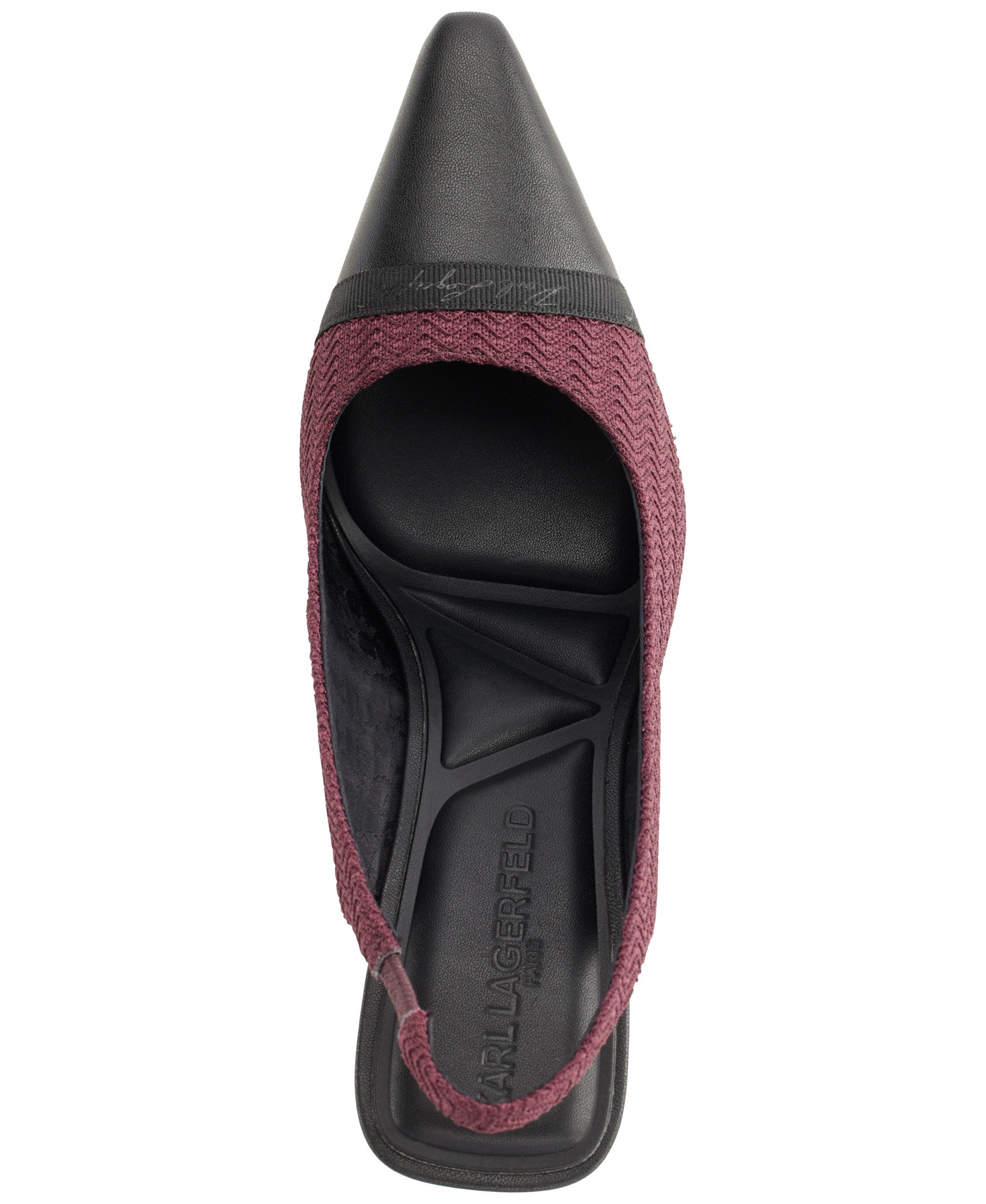 Туфли-лодочки KINSELY Slingback KARL LAGERFELD PARIS, красный — фото 4