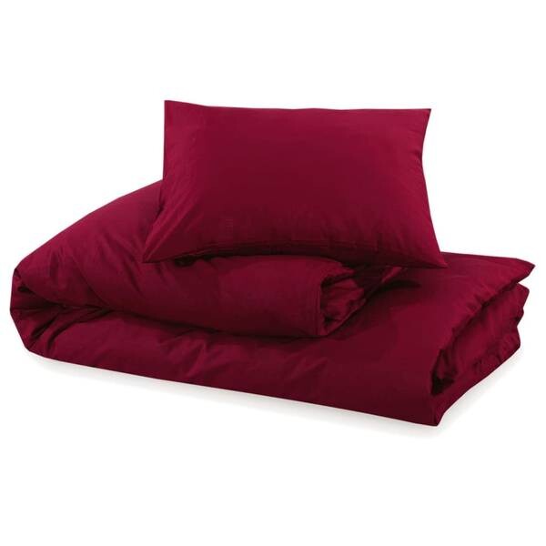 

Комплект постельного белья vidaXL Set 3016894-3 (2 шт), 140x1x200 см, красный