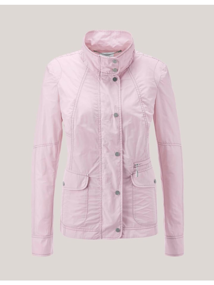 

MADELEINE Спортивная хлопковая куртка со стойкой, жемчужно-розового цвета
