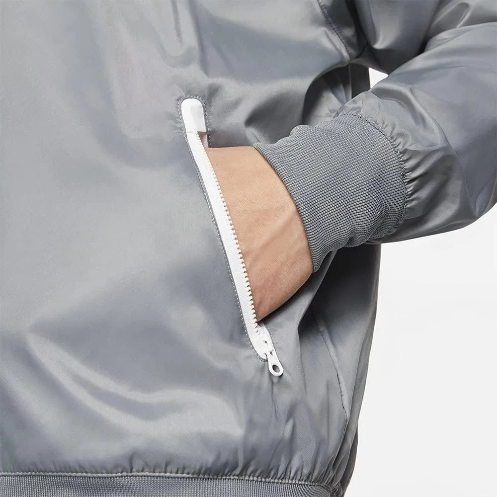 Ветровка Nike Sportswear Windrunner, Smoke Grey/White/Smoke Grey/Black — фото 4