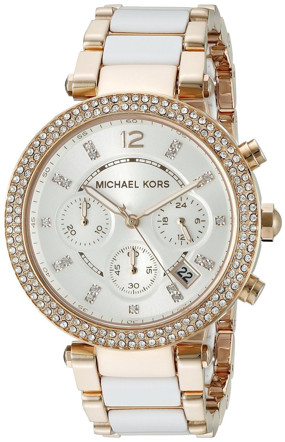 

Женские кварцевые часы Michael Kors Parker 38 мм, белый