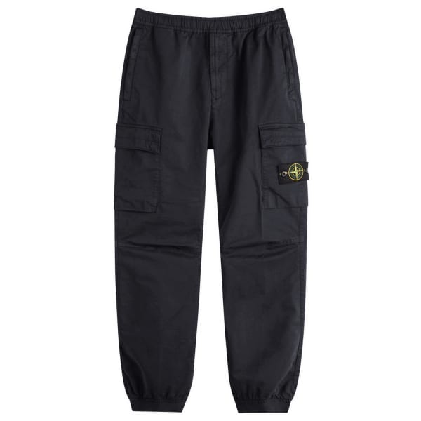 

Сатиновые брюки-карго Stone Island, синий