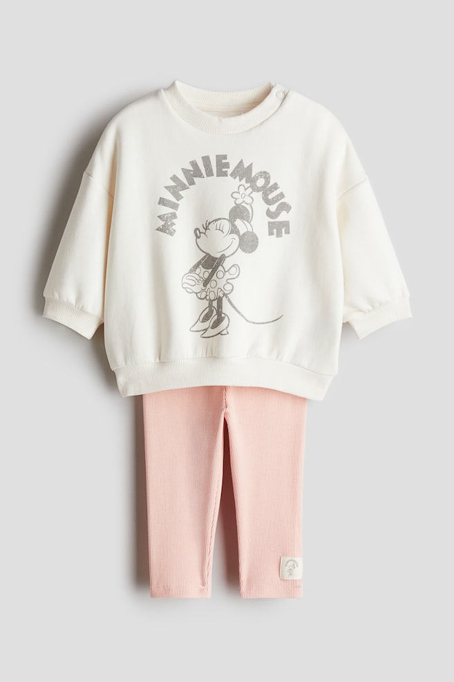

Двухкомпонентный свитшот и леггинсы H&M, мультиколор