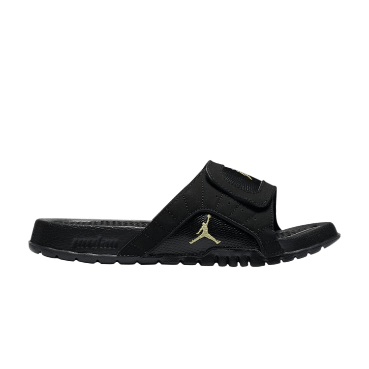 

Шлепанцы Jordan Hydro 12 GS Slide 'Black Metallic Gold', черный