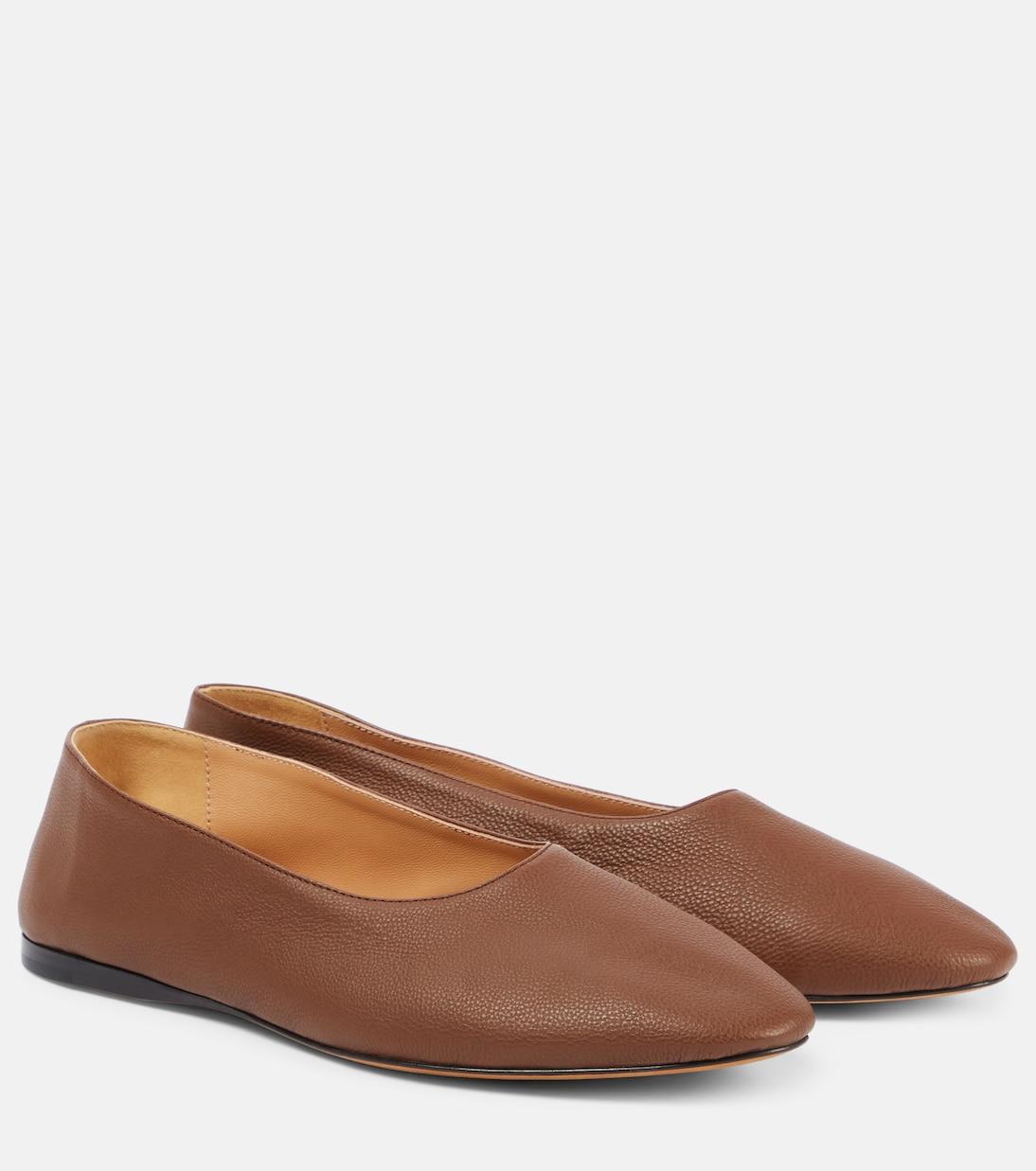 Балетки Awar из кожи The Row, Mousse
