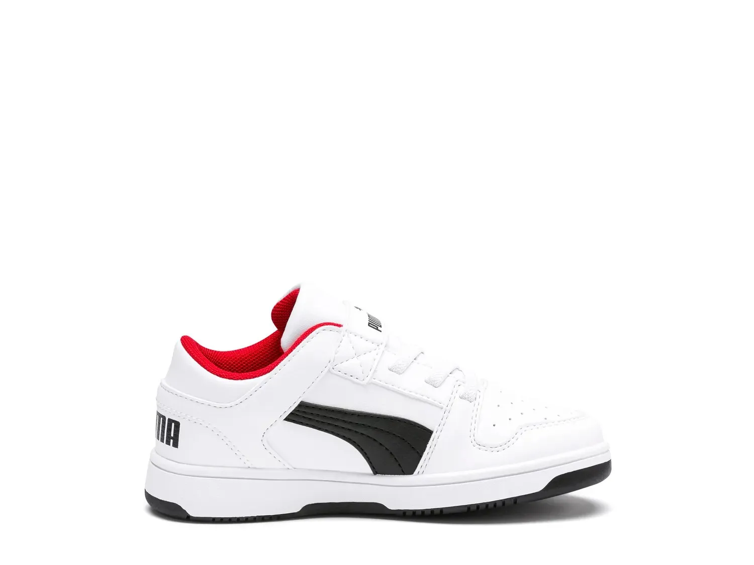 

Кроссовки Puma Rebound LayUp Lo — детские, белые/черные