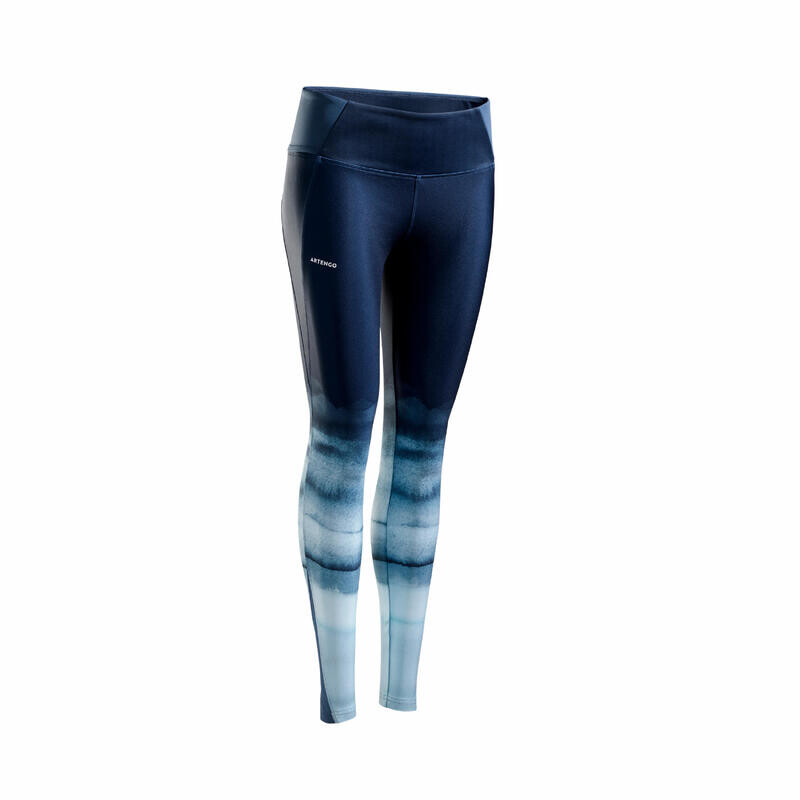 

Спортивные леггинсы Artengo, цвет wirbelsturmblau/zartes blau/regenblau