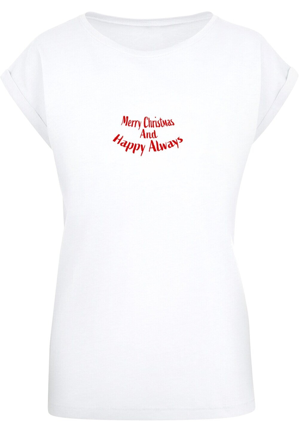 

Рубашка Merchcode Merry Christmas And Happy Always, белый