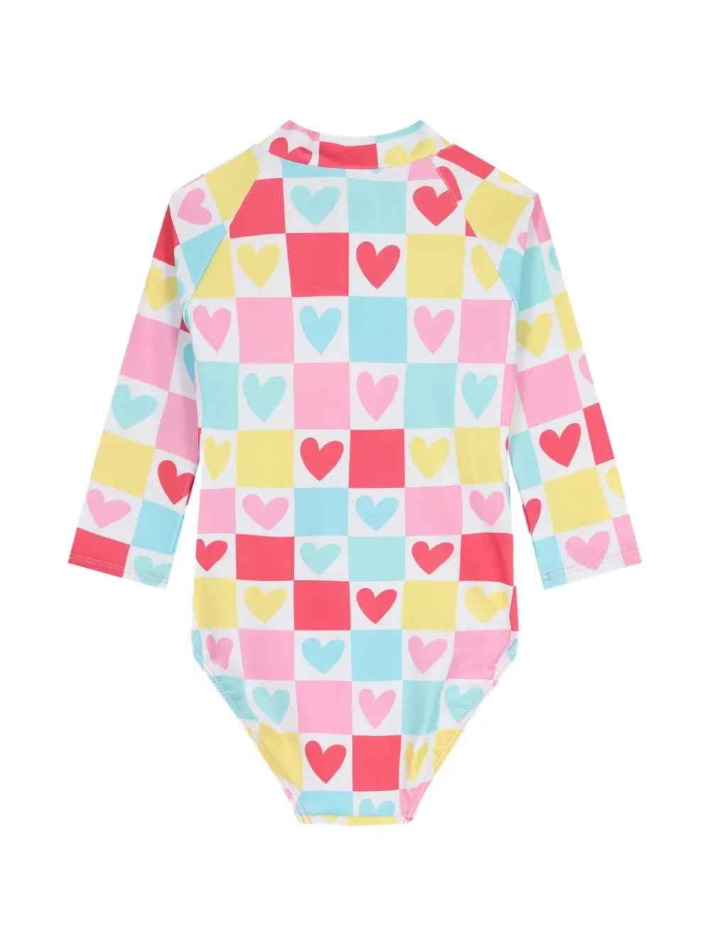 Купальник с принтом в виде сердечек Agatha Ruiz De La Prada, розовый — фото 2