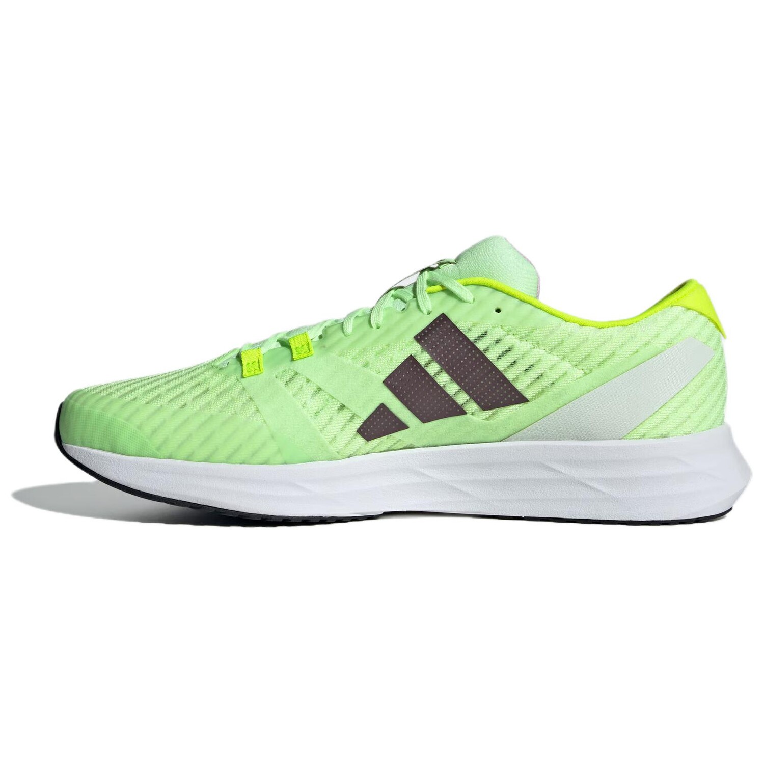 Кроссовки Adizero RC 5 унисекс с низким верхом зеленого/яркого лимонно-желтого цвета Adidas — фото 2