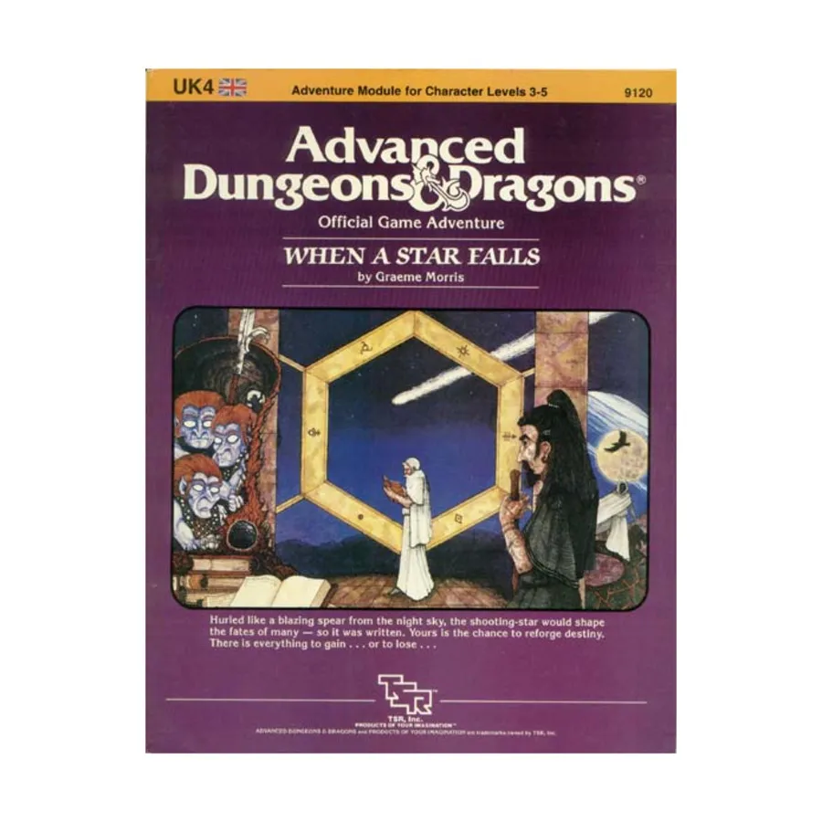 

Модуль When a Star Falls, Advanced Dungeons & Dragons (1st Edition) - Modules & Adventures - U & UK Series