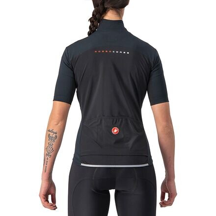 

Джерси Perfetto RoS 2 Wind с короткими рукавами женские Castelli, темно-серый