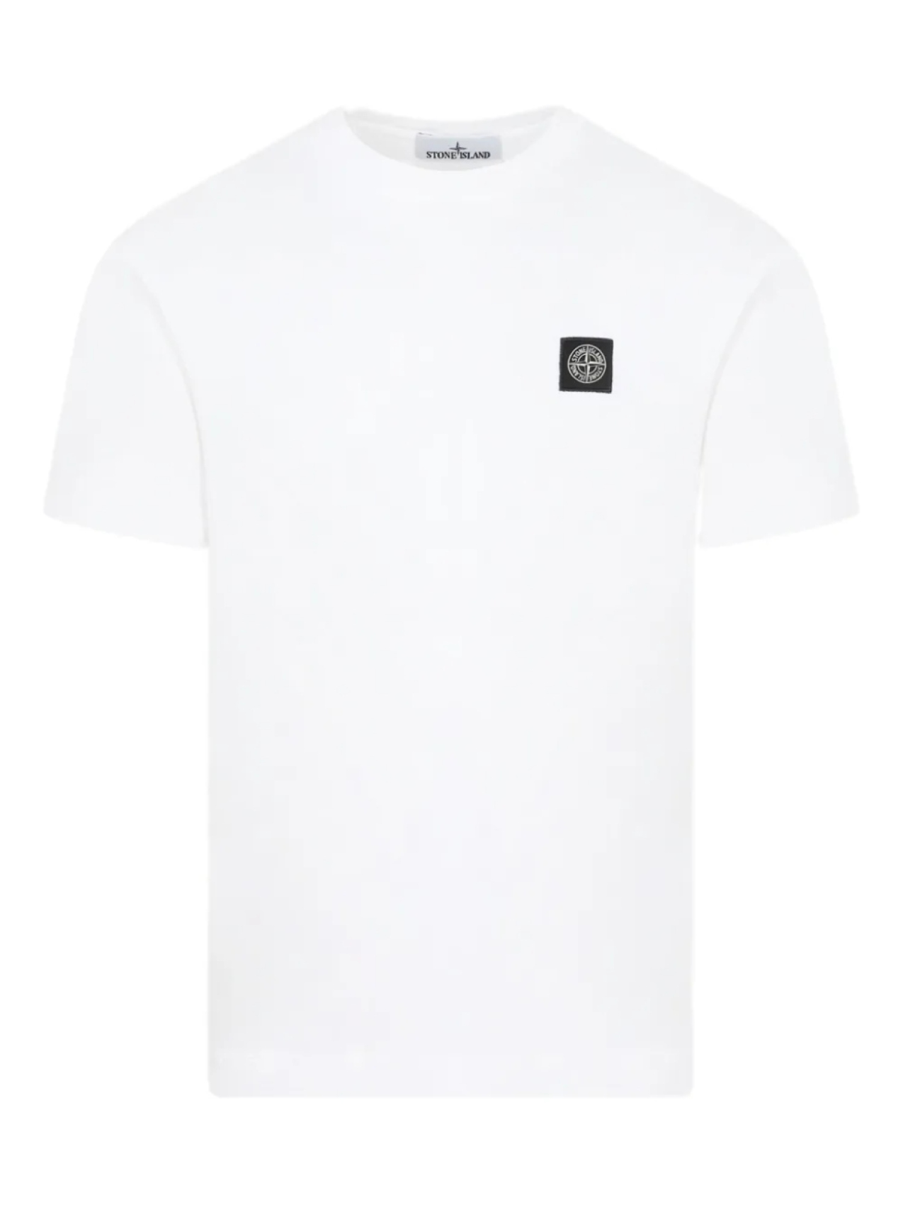 

Stone Island футболка с нашивкой-логотипом, белый