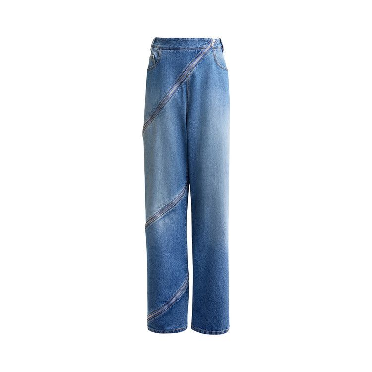 

Брюки Alaïa Spiral Pants 'Bleu Vintage'