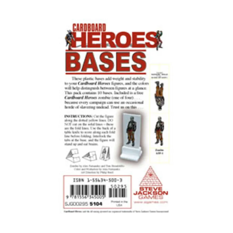 

Картонные герои — подставки (10), Cardboard Heroes