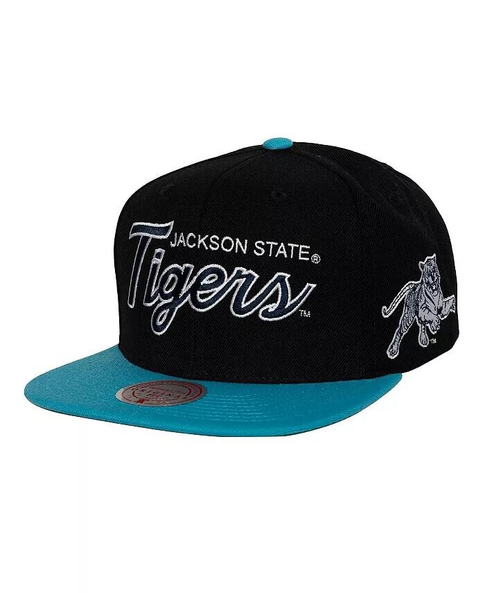 

Мужская черная кепка Snapback Jackson State Tigers Team Script 2.0 Mitchell & Ness, черный