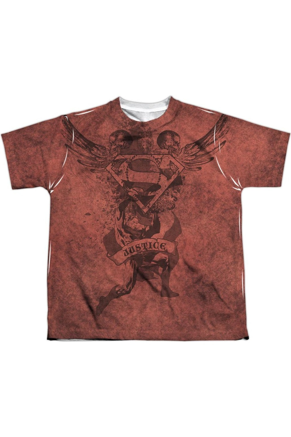 

Футболка с коротким рукавом для детей "Superman: Правосудие восторжествовало" Gildan, белый