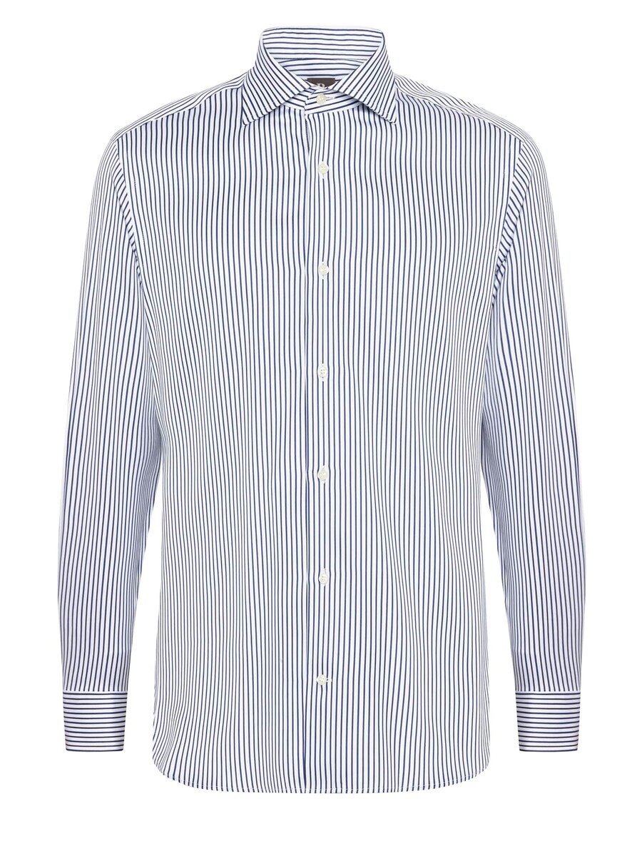 

Повседневная рубашка Boggi Milano Regular fit Button Up Shirt, белый