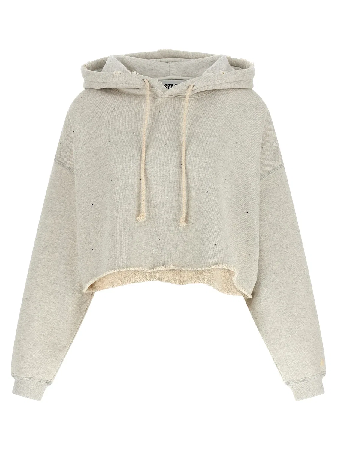 Кристаллическая худи GOLDEN GOOSE, серый
