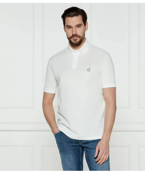 

Футболка поло Regular fit Armani Exchange, белый